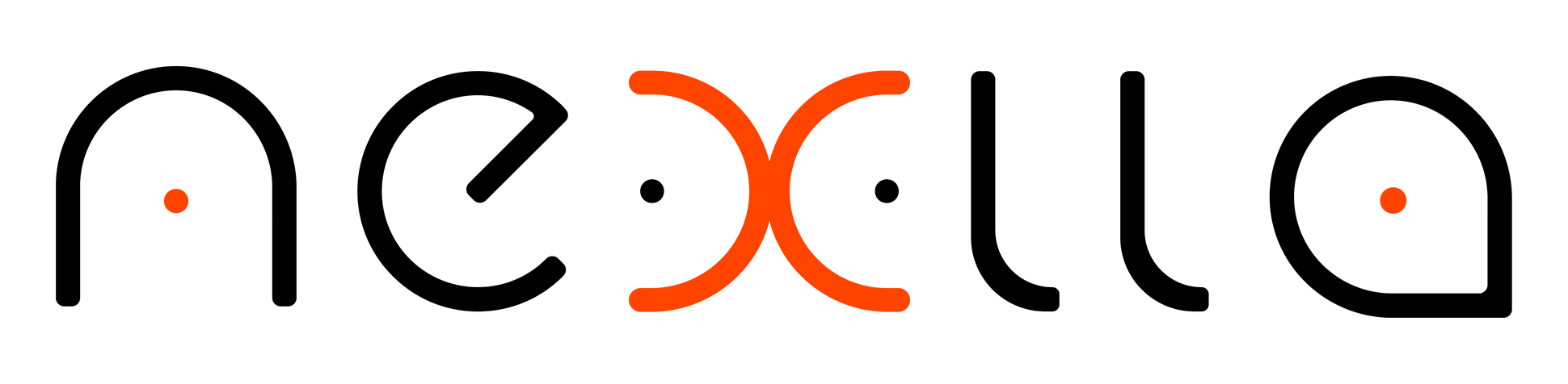 Nexlla Creative Agency Logo Dark Themed